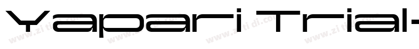 Yapari Trial字体转换